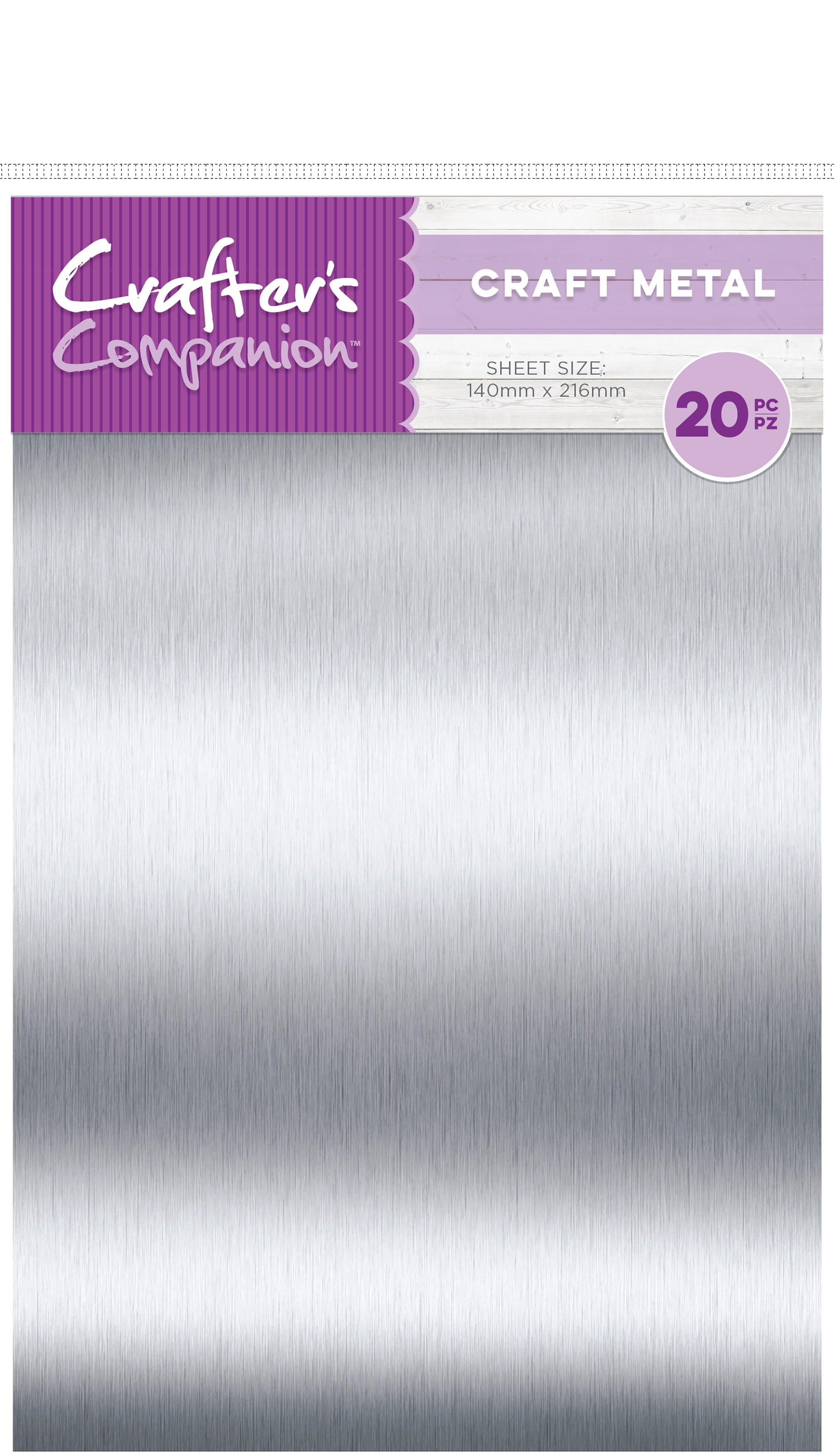 Filetage Par Crafter's Companion - Feuilles Métalliques - Lot Demi-mètre - Neuf