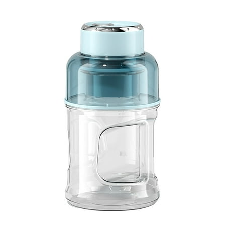 

QIIBURR Gallon Water Bottle with Handle Sport Portable Mixer Athletes 34Oz Bottle Mixer for Shakes and Smoothie Personal Mixer Usb Rechargeable Fresh Juicer Machines 4000Mah Large Water