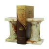 Marble Crafter BE15-LG Platanus Bookends, Light Green Onyx