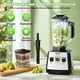 thumbnail image 2 of PRASKY Batidora de Encimera Batidora Profesional 2 en 1, Capacidad de 68 Oz, 1000 W, 6 Velocidades, Batidora para Cocina con Taza para Llevar de 25 Oz (Blanca), 2 of 9