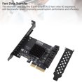 thumbnail image 3 of Tarjeta De Extensión PCIe A Serial ATA3.0, Eficiente De 6 Puertos PCIe Expansion Expansion Resin Resin Iron Para El Juego, 3 of 7