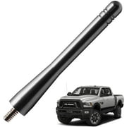JAPower Replacement Antenna Compatible with Dodge RAM 2500 2012-2018 | 4 inches-Titanium