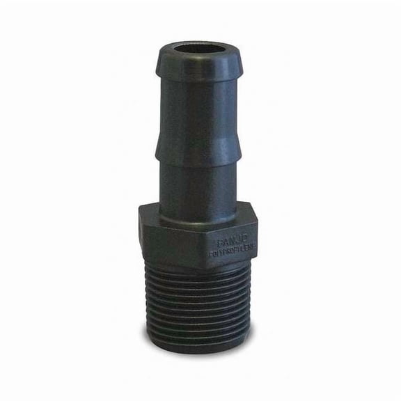 Banjo Barbed Hose Fitting,Hose ID 1/2",NPT HB050