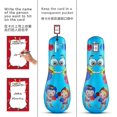 thumbnail image 2 of Saco de boxeo inflable para niños Saco de boxeo independiente para rebote inmediato Saco de boxeo pesado para practicar karate, taekwondo, boxeo antiestrés, 2 of 5