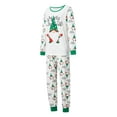 thumbnail image 5 of KelaJuan Christmas Family Pajamas Matching Set Santa Claus Print Long Sleeve Tops and Pants Sleepwear Soft Nightwear, 5 of 7