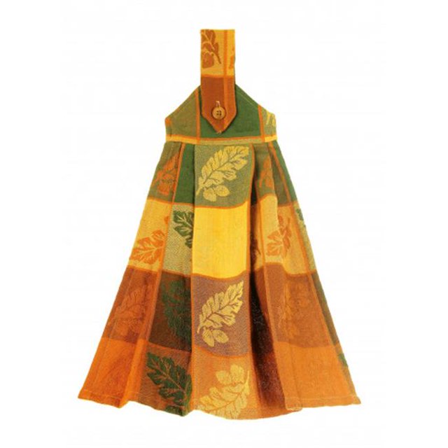 Mr. MJs Trading AG-36357 Hanging & Tie Button Towel, Pinehurst