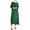 Green Dress for Women, variant on Ygbgbb Women Casual Round Neck Solid Color Pocket Dress (Blue,L)