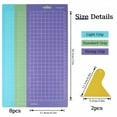 thumbnail image 5 of CCOCC 8 PACK 3 Color Mats Combo Cutting Mat for Cricut Maker 12 x 4.5 inch, 5 of 7