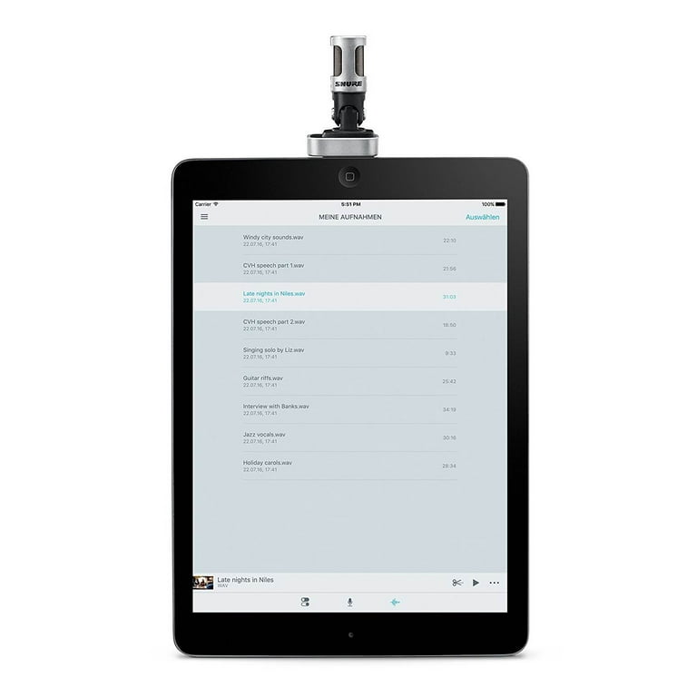 Shure MV88 iOS Digital Stereo Condenser Microphone for Music