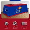 thumbnail image 3 of Kansas Jayhawks 6' Team Logo Table Throw, 3 of 5