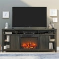 thumbnail image 3 of 23" Electric Fireplace Insert, Freestanding Recessed Fireplace Heater without Remote Control, 8 H Timer, 11 Temperature Settings, 4 Brightness Settings, 1400W Heater, Fireplace Heater for Indoor Use, 3 of 13