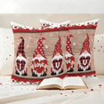 thumbnail image 3 of Valentine's Day Outdoor Waterproof Pillow Covers, Love Heart Romantic Roses Gnomes Wooden Decorative Square Throw Pillowcase Sofa Cushion Sham for Patio/Couch/Chair, 16"x16" 2 Pack, 3 of 8
