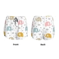 thumbnail image 5 of Lsque Little Elephant Printed Women's Running Shorts with Liner Pockets,Elastic Quick Dry Workout Athletic Gym Yoga Shorts,Womens High Waist Shorts-Small, 5 of 9