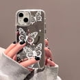 thumbnail image 4 of For iPhone 11 Mirror Phone Case For iPhone 11 12 13 15 14 Pro Max XS Max XR Cases Aesthetic Art Letter Make up Mirror Soft Cover, 4 of 5