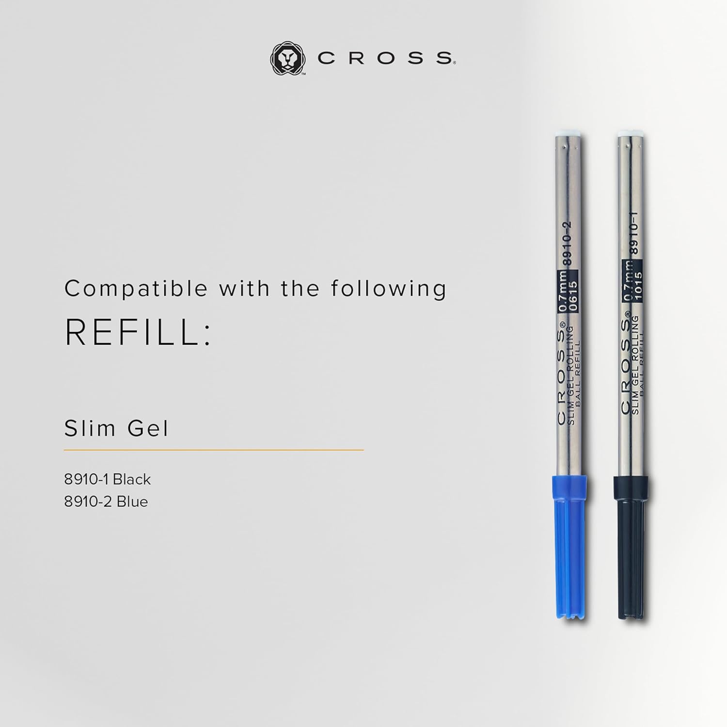 Cross Click Slim Refillable Gel Ink Rollerball Pen, Medium Rollerball, Includes Premium Gift Box - Black