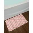 thumbnail image 2 of Fruit Bath Mat, Rhythmic Chinese Ripe Sliced Lychee Pop Art Motif Illustration Print, Plush Bathroom Decor Mat with Non Slip Backing, 29.5" X 17.5", Blush Pale Eggshell, by Ambesonne, 2 of 2