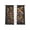 Black, variant on Boho Flowers Sheer Curtains 72 Inch Length 2 Panels Set Window Treatments, Spring Abstract Watercolor Floral Leaf Rod Pocket Semi Curtains for Living Room/Bedroom/Kitchen Décor, 104"W x 72"L