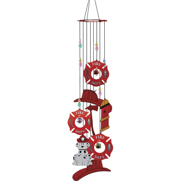 Spoontiques Metal Firefighter Wind Chime