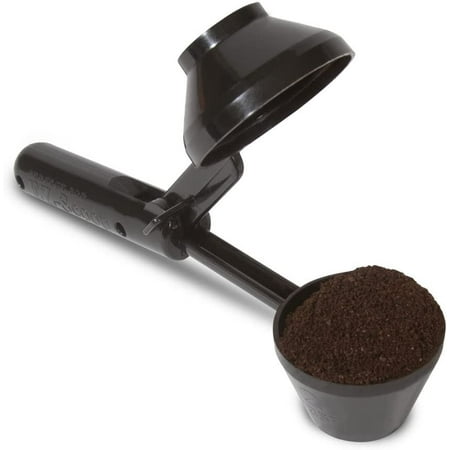 

2-in-1 Coffee Scoop and Funnel for Single-Serve Refillable Capsules 2 Tablespoon Portioned Coffee Scooper