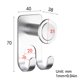 thumbnail image 4 of Yuarrent Soporte de aleación de aluminio para llaves, ropa, gancho para toallas, estante colgante para baño, cocina, colgador, accesorios de Hardware Juegos de accesorios de baño Yuarrent HA080944-00, 4 of 6