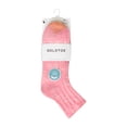 thumbnail image 2 of GoldToe Edition Women's Marled Slub Short Crew Socks Assorted, 3 Pairs, Size 6-9, 2 of 7