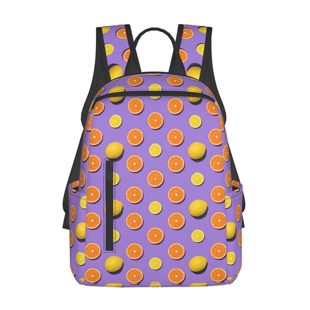 Disketp Yellow Lemon And Orange Mochila Ligera e Impermeable, Mochila de Día Resistente para Viajes, Senderismo y Uso Diario para Hombre y Mujer