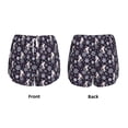 thumbnail image 5 of Lsque Elegant ice skates snowflakes A Printed Women's Running Shorts with Liner Pockets,Elastic Quick Dry Workout Athletic Gym Yoga Shorts,Womens High Waist Shorts-XX-Large, 5 of 9