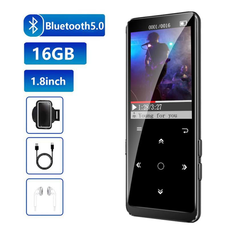 8GB 16GB HIFI Bluetooth Sports Clip MP3 Player Music Media Voice Recorder 