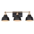 thumbnail image 4 of LNC 3-Light Bathroom Vanity Light,Modern Wall Light,Black&Champagne Gold, 4 of 6