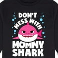 thumbnail image 3 of Baby Shark - Don't Mess With Mama Shark - Toddler And Youth Long Sleeve Graphic T-Shirt, 3 of 6