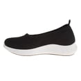 thumbnail image 5 of Sail Ladies Comfort Casual Flats Knit Shoes, Black      , 7, 5 of 7