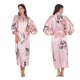 thumbnail image 1 of Women Satin Kimono Bridesmaid Bridal Wedding Dressing Gown Bathrobe zhangyuxiang LED, 1 of 2
