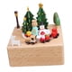 thumbnail image 4 of Caja de música de madera con temática navideña, castillo, juguete giratorio, adorno para regalo. ángel, 4 of 9
