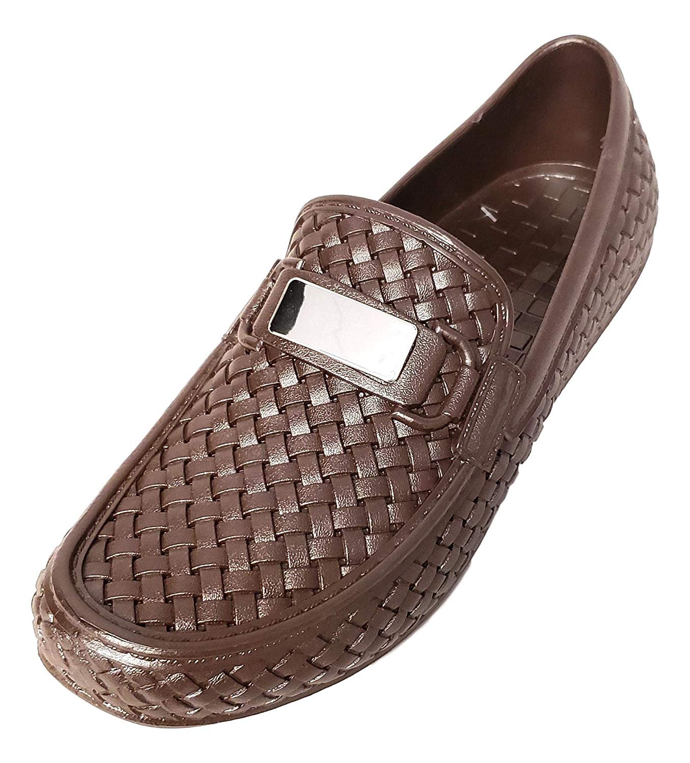 Mens Water Shoe Floater Loafers Classic Look Drivers 9 US M Mens, Brown - image 3 of 6