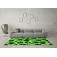 thumbnail image 3 of Ahgly Company Indoor Rectangle Oriental Green Industrial Area Rugs, 4' x 6', 3 of 4