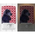 thumbnail image 2 of Caroline's Treasures SS4471CNL Black Cocker Spaniel Hearts Love Valentine's Day Ceramic Night Light, 6x4x3", multicolor, 2 of 2