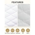 thumbnail image 6 of Waterproof Cooling Fitted Sheet, Deep Pocket & Breathable for All Mattress Sizes, 6 of 9