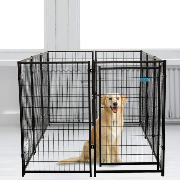 Coziwow 10Piece Large 47''H Outdoor HeavyDuty Metal Dog Fence Kennel