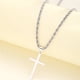 thumbnail image 3 of 2024 New Cross Pendant Necklace for Men Women Minimalist Gold Color Jewelry Male Female Necklaces Chokers Gifts, 3 of 5