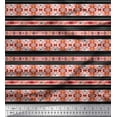 thumbnail image 1 of Soimoi Tissu Satin Modal Ikat Imprimé Sud-Ouest au Mètre 42 Pouces de Large, 1 of 3