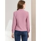 thumbnail image 5 of Blusas Allegra K Con Botones Y Cuello En Punta de Manga Larga Puntos suizos Office Para Mujer Rosado morado S, 5 of 6