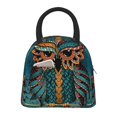 thumbnail image 1 of Balery Owl In Blue Bolsa de Almuerzo para Mujeres, Caja de Almuerzo, Bolsa de Almuerzo Pequeña Impermeable, Tote de Almuerzo Reutilizable con Gran Capacidad, 1 of 6