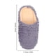 thumbnail image 4 of 1 par de pantuflas de interior silenciosas para mujer y hombre, con suela suave y forro cálido, antideslizantes, color gris, talla 40/41, 4 of 5