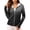 Black, variant on UPF 50+ Sun Protection Hoodie for Women - Gradient Ombre Print Long Sleeve Zip Up Jacket with Thumbholes & Pockets, Lightweight Summer Active Rash Guard Pink M