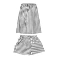thumbnail image 6 of SOOMLON Cooling Pajamas for Women Plus Size Flowy Sleepwear Set Strapless Ruffle Top Solid Summer Two Piece Nightwear, 6 of 6
