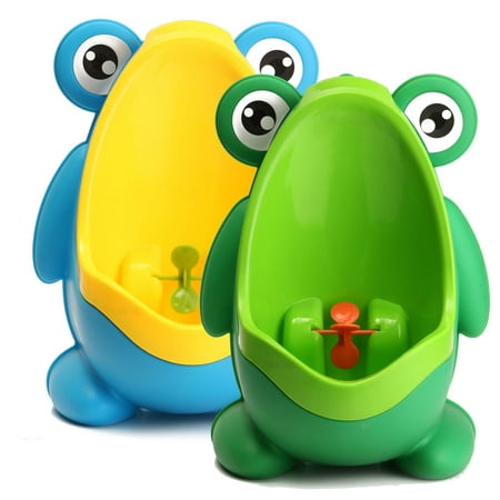 Cute Frog Owl Potty Training Urinal Toilet Urine Train Froggy Potty for Children Kids Toddler Baby Boys Portable Plastic Male Urinals Pee Trainer Funny Aiming (Best Way To Potty Train)