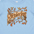 thumbnail image 4 of Inktastic Oktoberfest Banner with Orange Autumn Leaves Boys or Girls Baby T-Shirt, 4 of 5