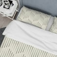 thumbnail image 4 of Designart 'Zigzag Background Minimal Striped Design' Scandinavian Bedding Set - Duvet Cover & Shams, 4 of 4