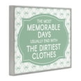 thumbnail image 3 of Stupell Industries Memorable Days Laundry Phrase Gray Framed Giclee Art design by Lettered and Lined, 16 x 20, 3 of 8