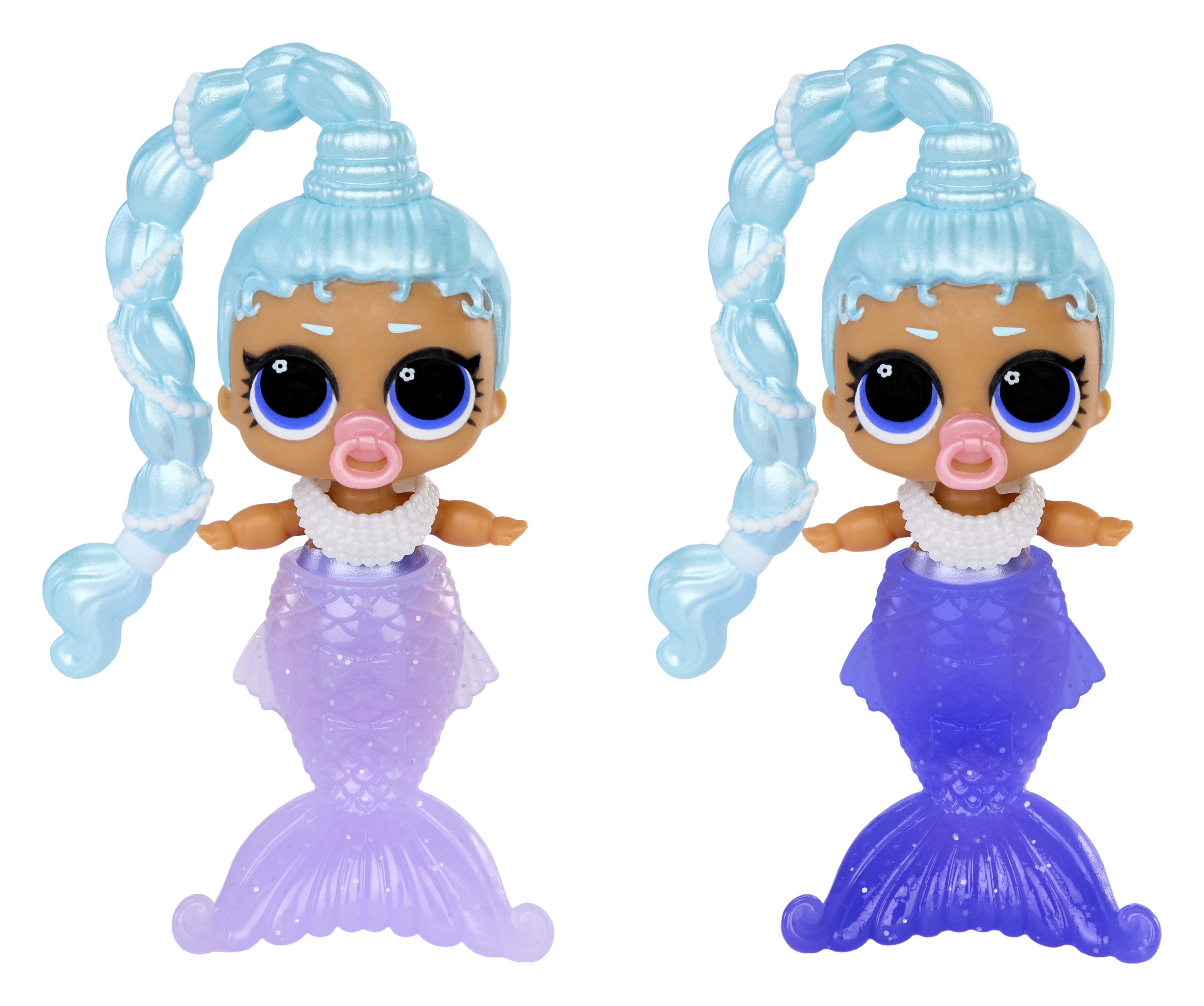 L.O.L. Surprise Mermaids Makeover Magic Baby Sisters, Color-Changing Mermaid Tail, Ages 4+
